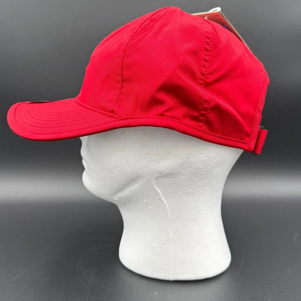 Nike‎ Jordan Dri-Fit Red Unstructured Curved Bill Cap Hat M/L Mens FN4675-687